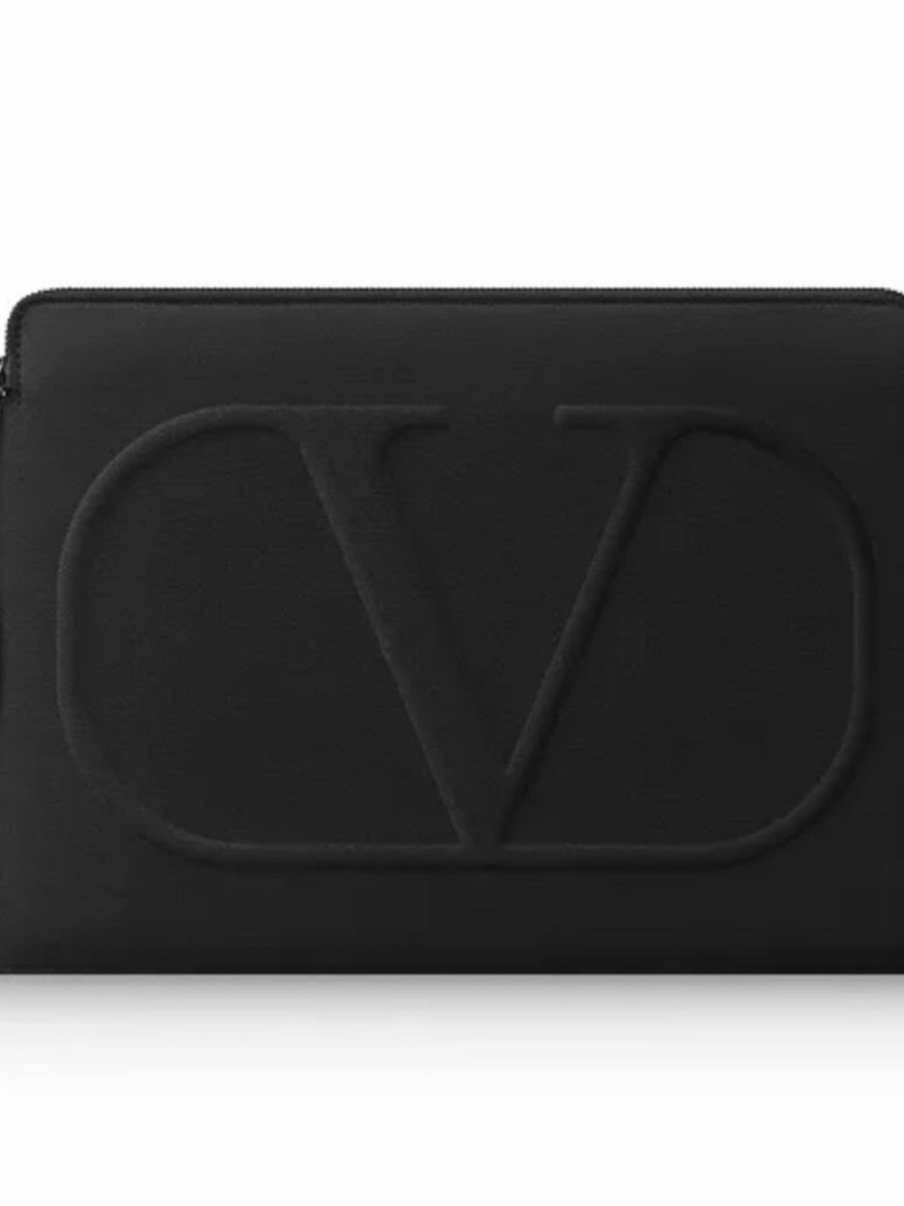 Valentino Black Laptop Pouch